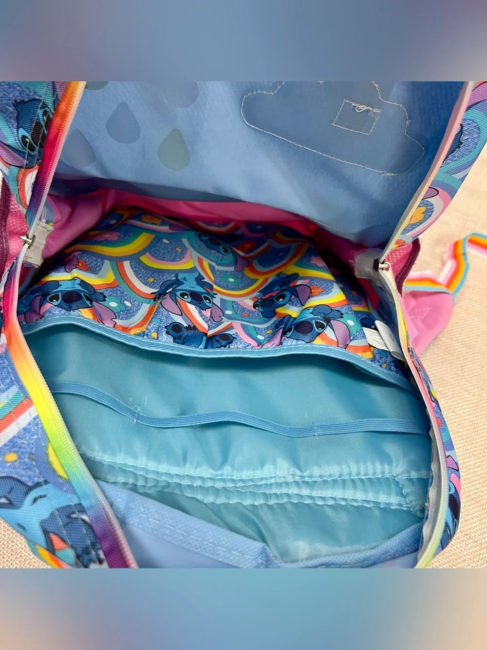 Disney Stitch Look For The Rainbow Backpack